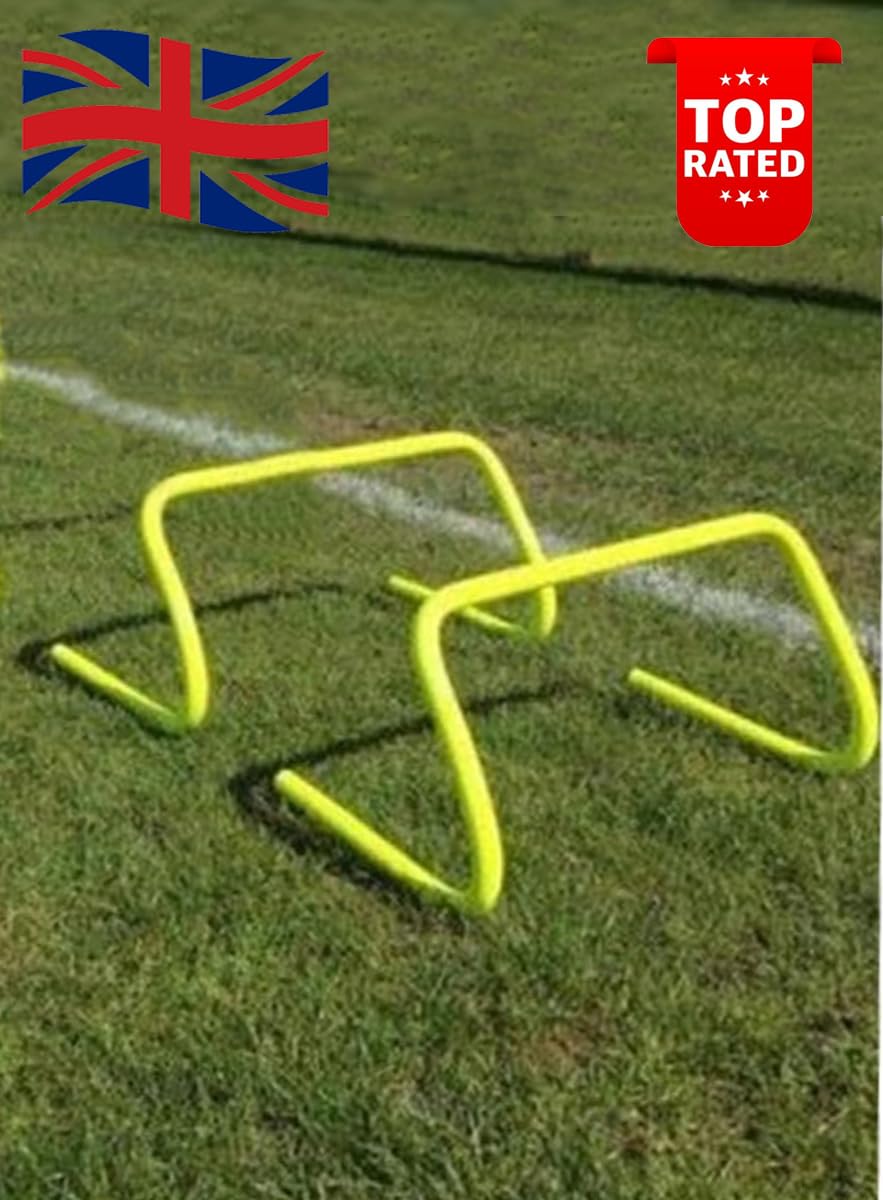ND Sports Football Speed and Agility Training Hurdles 2 Pieces, 6-Inch Height (2 single Unit of Hurdle)