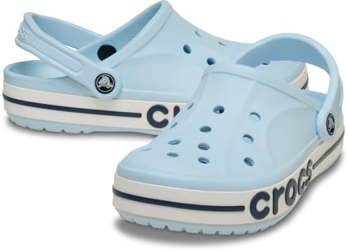 Image of crocs Unisex Adult Bayaband Clogs, Mineral Blue, 10 UK M (M11)