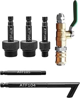 TIKSCIENCE Automatic Transmission Fluid Oil Filling Filler Adapter Fit for VW Audi 09G 01J 722.9 CVT DSG ATF Benz 722.9 Replace VAS6262-2, VAS5162-1, VAG1924/1 Manual Filler Kit