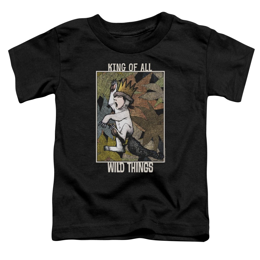Where The Wild Things are King of All Wild Things Unisex Toddler T Shirt for Boys and Girls Black