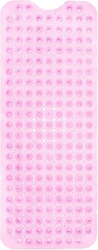 Alfombra de baño ENKOSI - Alfombra antideslizante grande para bañera y ducha. Alfombra de baño extra larga de 40 x 16 pulgadas para bañera