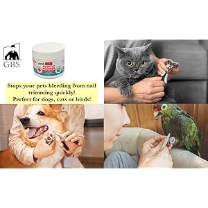 GBS-5-oz-Quick-Stop-Styptic-Powder-for-Animals-Dogs-with-Sealed-Top-Scoop-Cats-Birds-Cutting-Nails-Stop-Bleeding-Styptic-Clotting-Blood-Powder--Easy-to-Apply - Cucciolini Doodles   GBS-5-oz-Quick-Stop-Styptic-Powder-for-Animals-Dogs-with-Sealed-Top-Scoop-Cats-Birds-Cutting-Nails-Stop-Bleeding-Styptic-Clotting-Blood-Powder--Easy-to-Apply