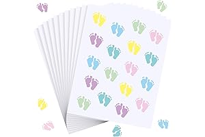 Your Invited Baby Feet Footprint Stickers for Envelopes