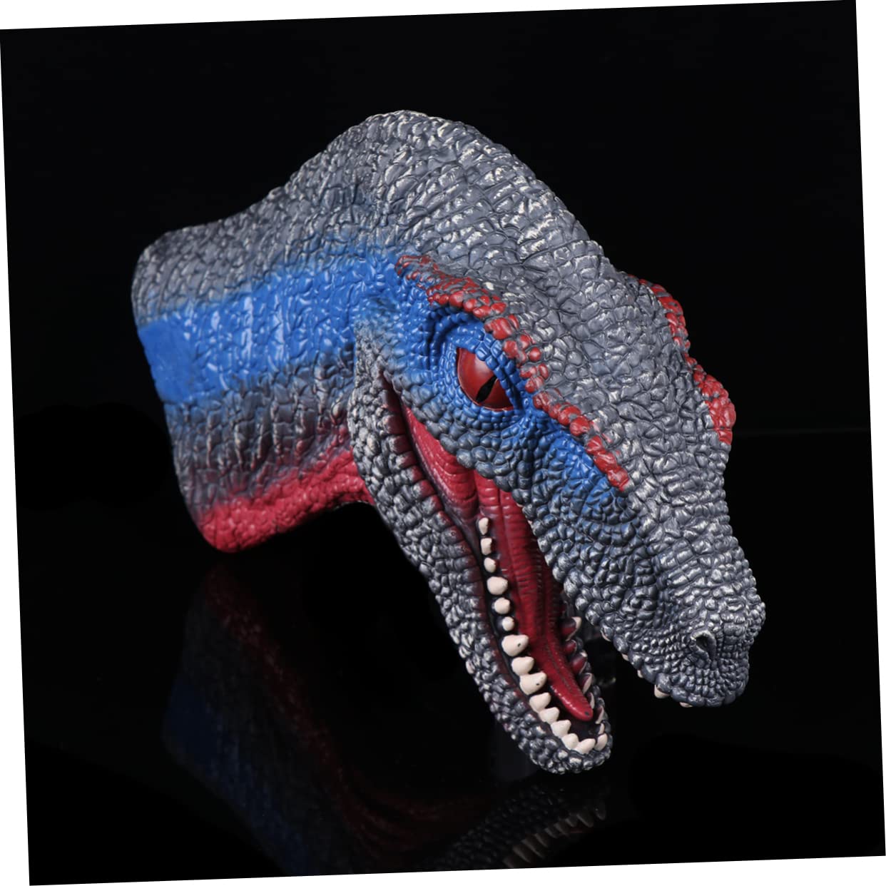 Juguete de Dinosaurio Marioneta de Mano para Niños Mandíbula Articulada y Pintura Detallada para Juego de rol y Creatividad