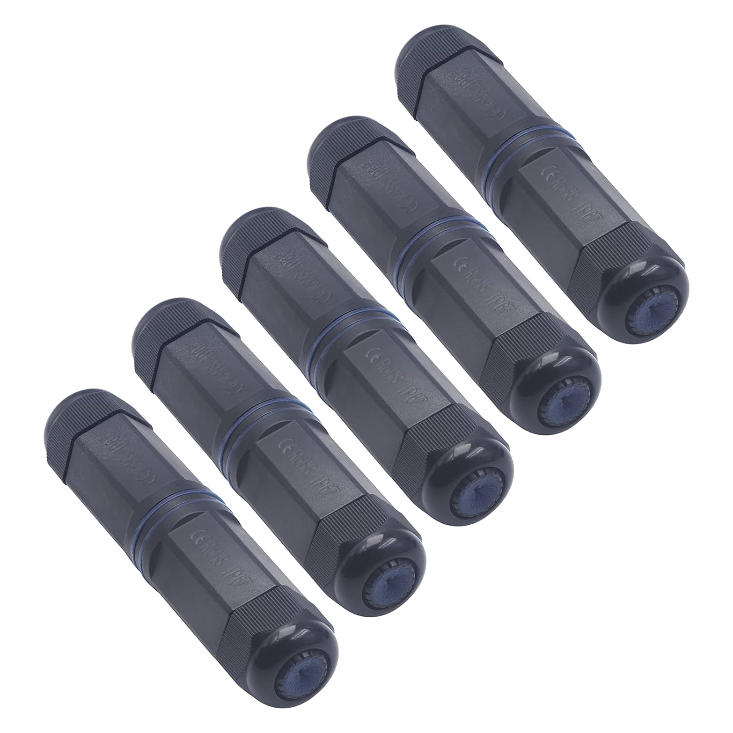 RJ45 Waterproof Connector IP67 Ethernet Network Cable Connector Double Head Outdoor Lan Coupler Adapter Female For