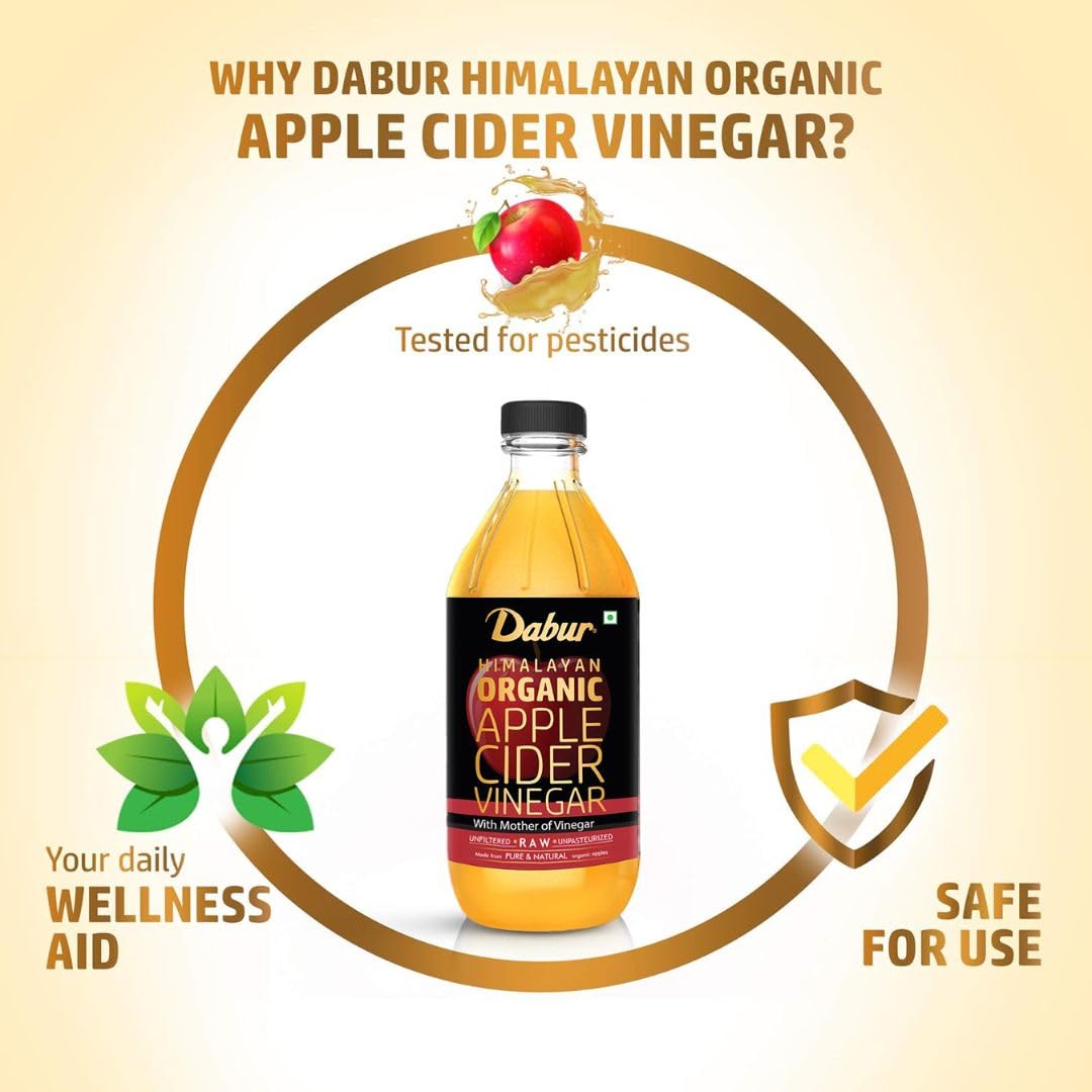 Dabur Himalayan Organic Apple Cider Vinegar 500ml 2