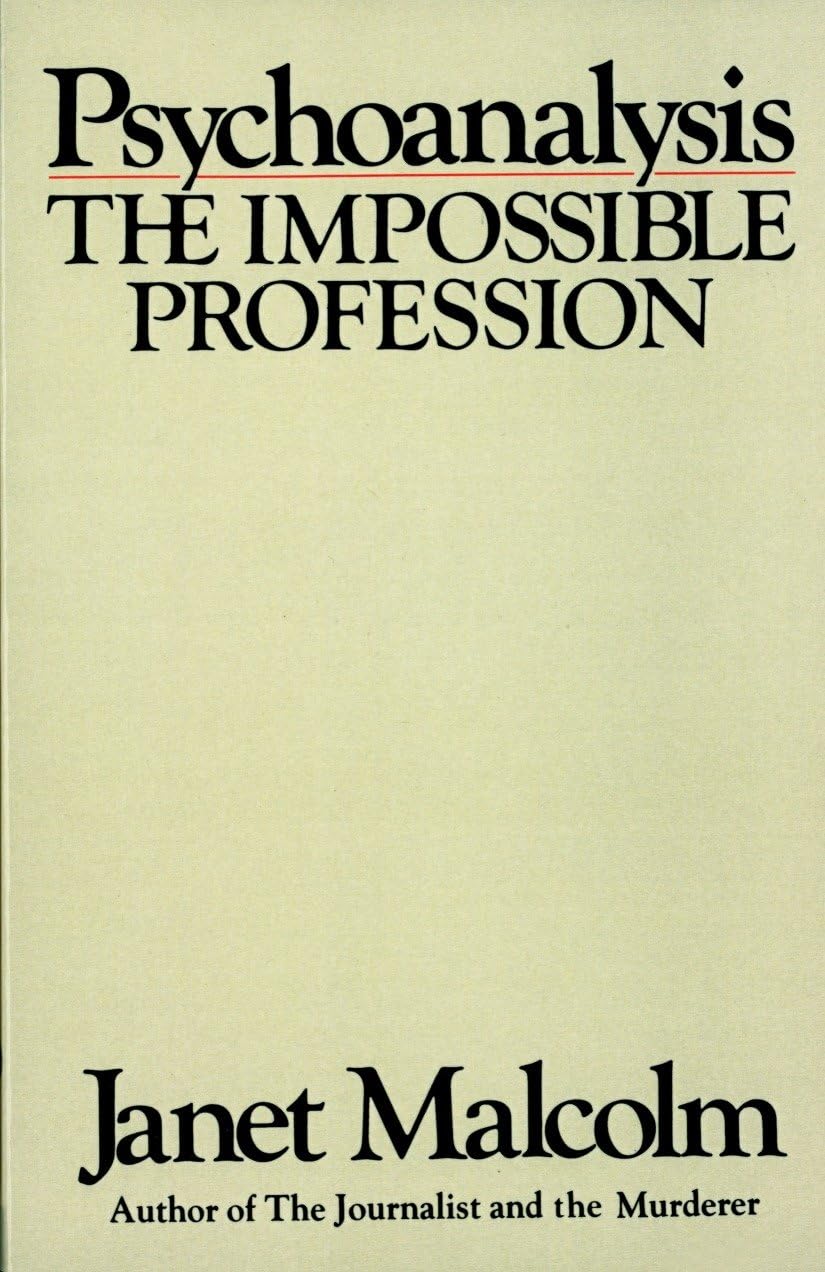 Psychoanalysis: The Impossible Profession Paperback – September 12, 1982