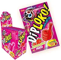 Doce Dip Loko Explosive Morango Dp Com 15 90265