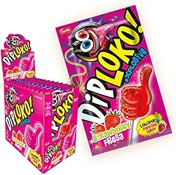 Doce Dip Loko Explosive Morango Dp Com 15 90265