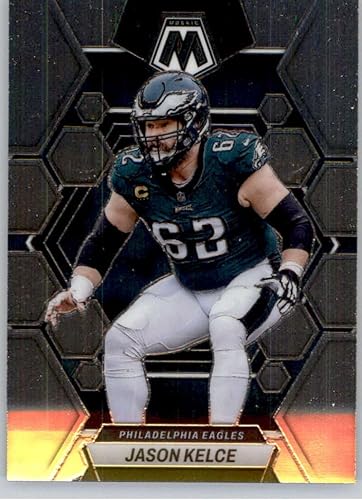 2023 Panini Mosaic #196 Jason Kelce Philadelphia Eagles Official NFL Football Card in Raw (NM or Better) Condition