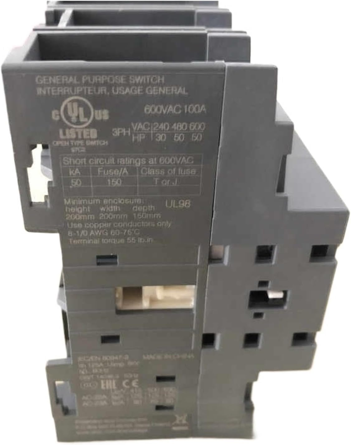 Switch-disconnectors OT16F4N2 OT25F4N2 OT40F4N2 OT63F4N2 OT80F4N2 OT100F4N2 OT125F4N2 OWC6D40(OT40F4N2)