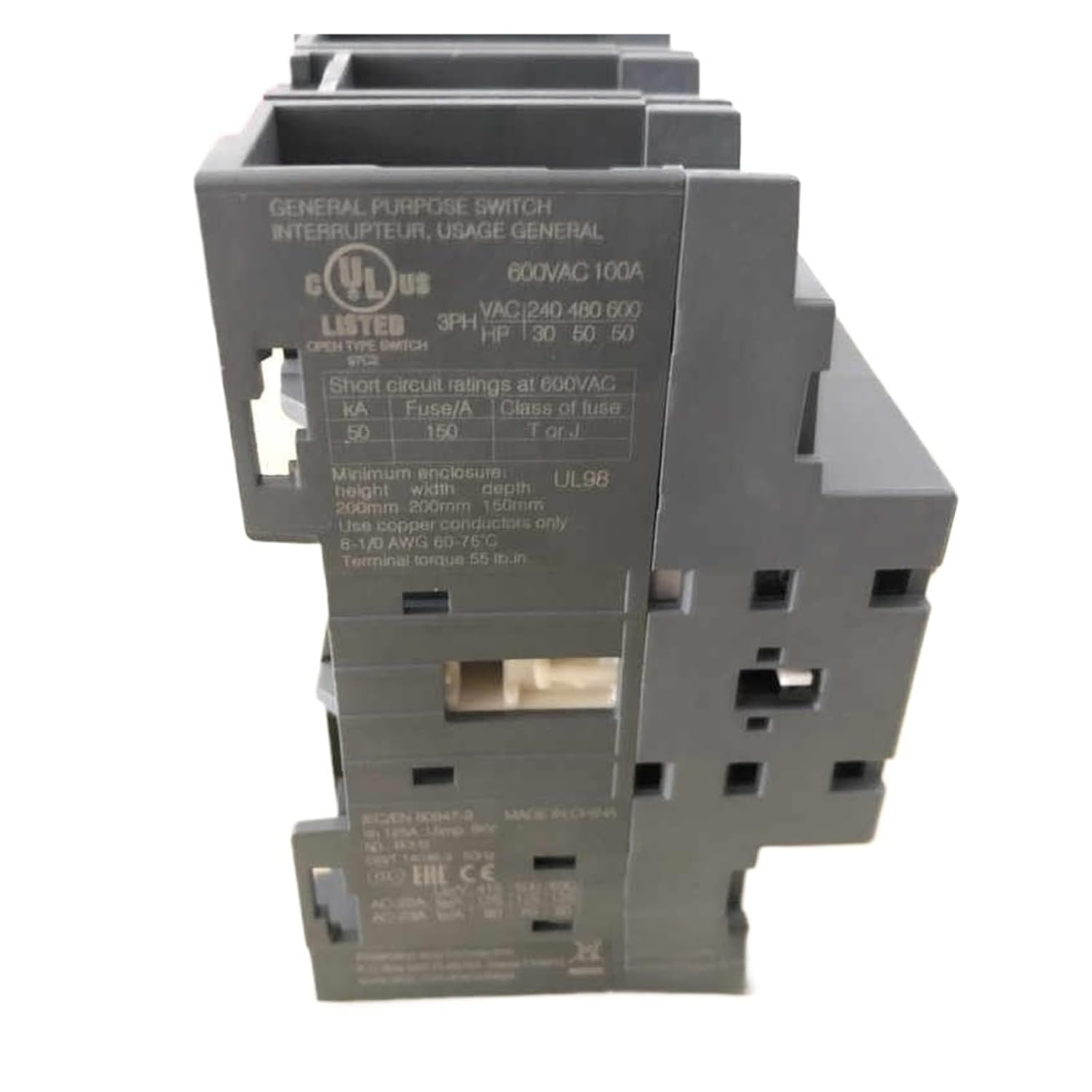 Switch-disconnectors OT16F4N2 OT25F4N2 OT40F4N2 OT63F4N2 OT80F4N2 OT100F4N2 OT125F4N2 OWC6D40(OT40F4N2)