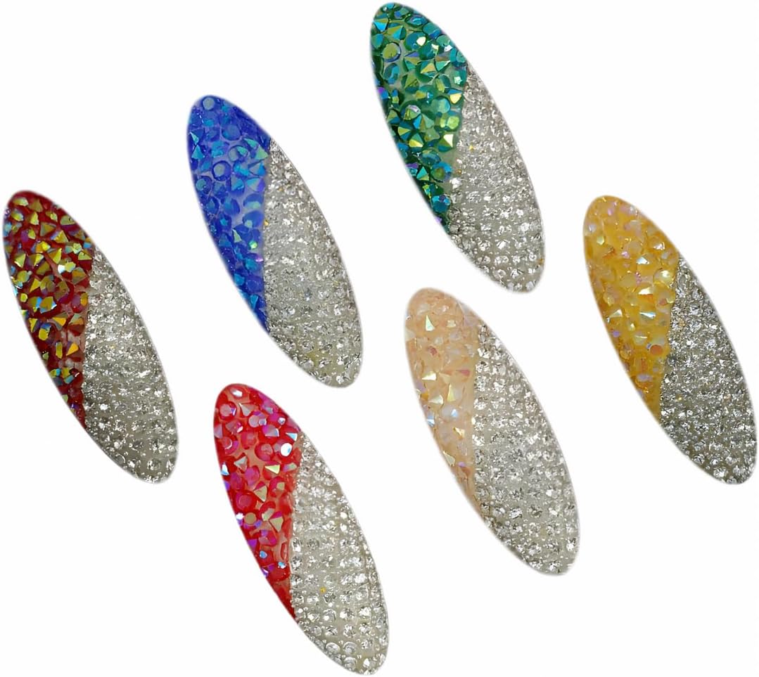 VAMA FASHIONS Handmade Multicolor Stones Saree pin Pleats Pallu Chunri Clips Embroidery Work Safety Sari Pin for Women