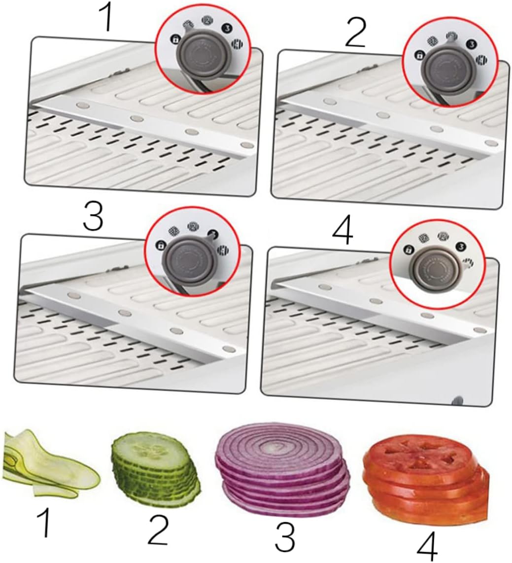 Stainless Steel Vegetable Chopper Food Slicer Cheese Cutting Machine Adjustable Cheese Shredder