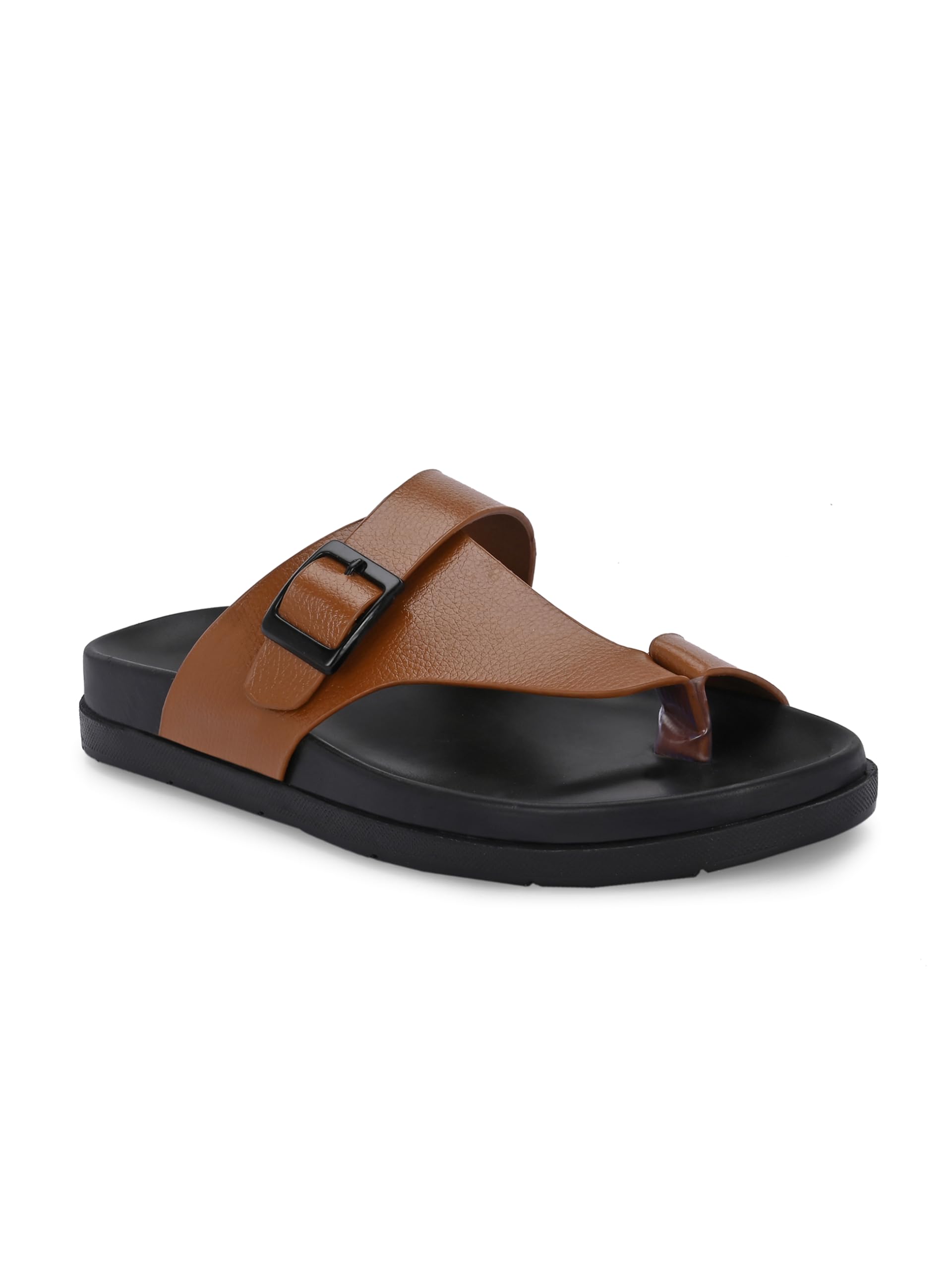 San Frissco Mens Sandals with Open Toe Strap/Perfect Fit for Summer and Rainy Season Easy to Walk Anti-Sweat Slipper, Chappal/Stylish Casual Trendy Floaters - 6 (Tan) (B0D8W9PX9J) Amazon Price History, Amazon Price Tracker