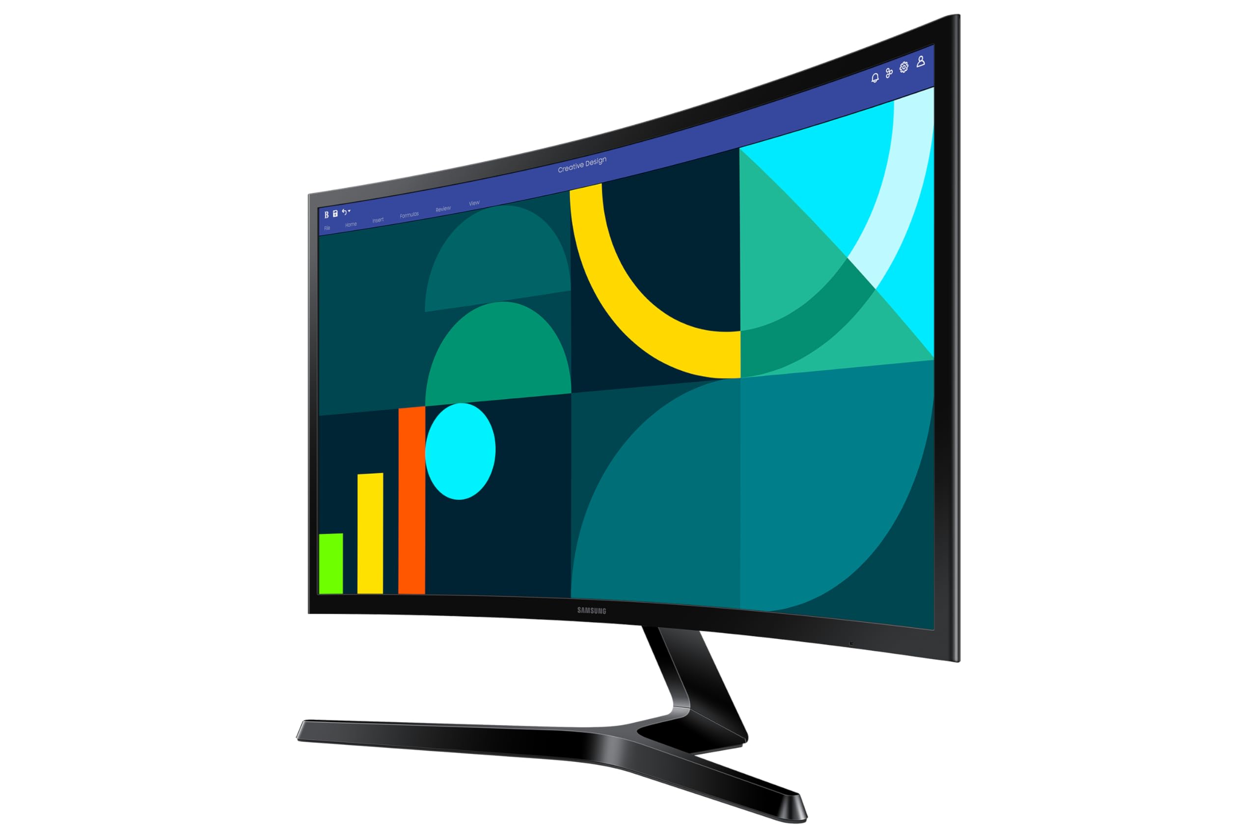 Samsung Schermo PC S36GD, dimensione 24" - piastrella VA, risoluzione FHD (1920 x 1080), 100Hz, inclinabile, VESA 75 x 75, contrasto 3000:1, Eye Saver Mode, Flicker Free, HDMI (1,4), VGA, jack per