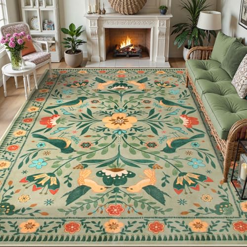 Moynesa Alfombra De Área De 9 X 12 Pulgadas, Lavable, Ultrafina, Suave, Bohemia, Para Dormitorio, Fácil De Limpiar, Pelo Bajo, Multicolor, Grande, Verde Salvia, Para Comedor, Sala De Juegos Y Moynesa Alfombra De Área De 9 X 12 Pulgadas, Lavable, Ultrafina, Suave, Bohemia, Para Dormitorio, Fácil De Limpiar, Pelo Bajo, Multicolor, Grande, Verde Salvia, Para Comedor, Sala De Juegos Y