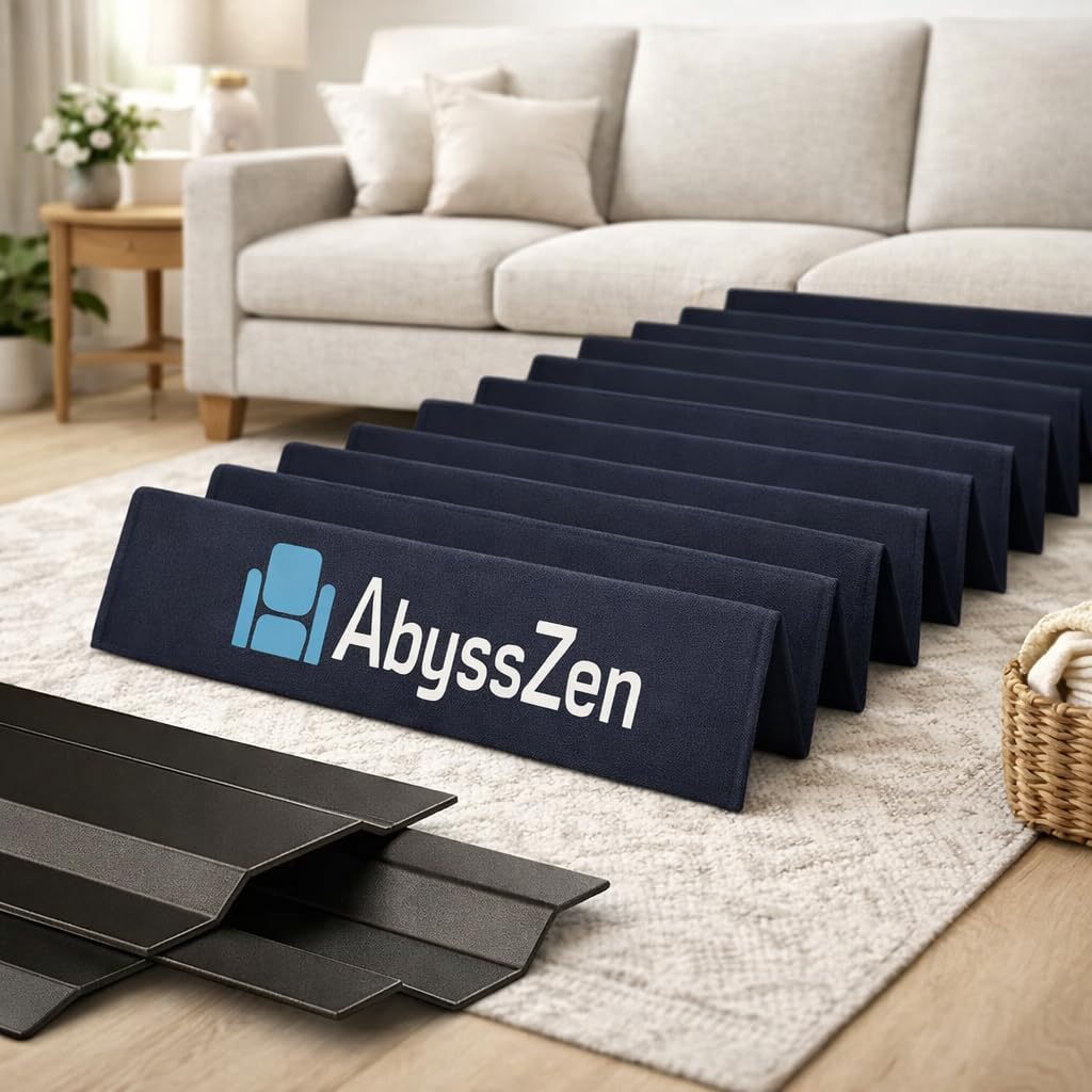 AbyssZen Ultra-Thin Iron Couch Cushion Support Board – Rebuild Sagging Sofa Support & Extend Furniture Life | Slim, Invisible, Heavy-Duty Repair Panel
