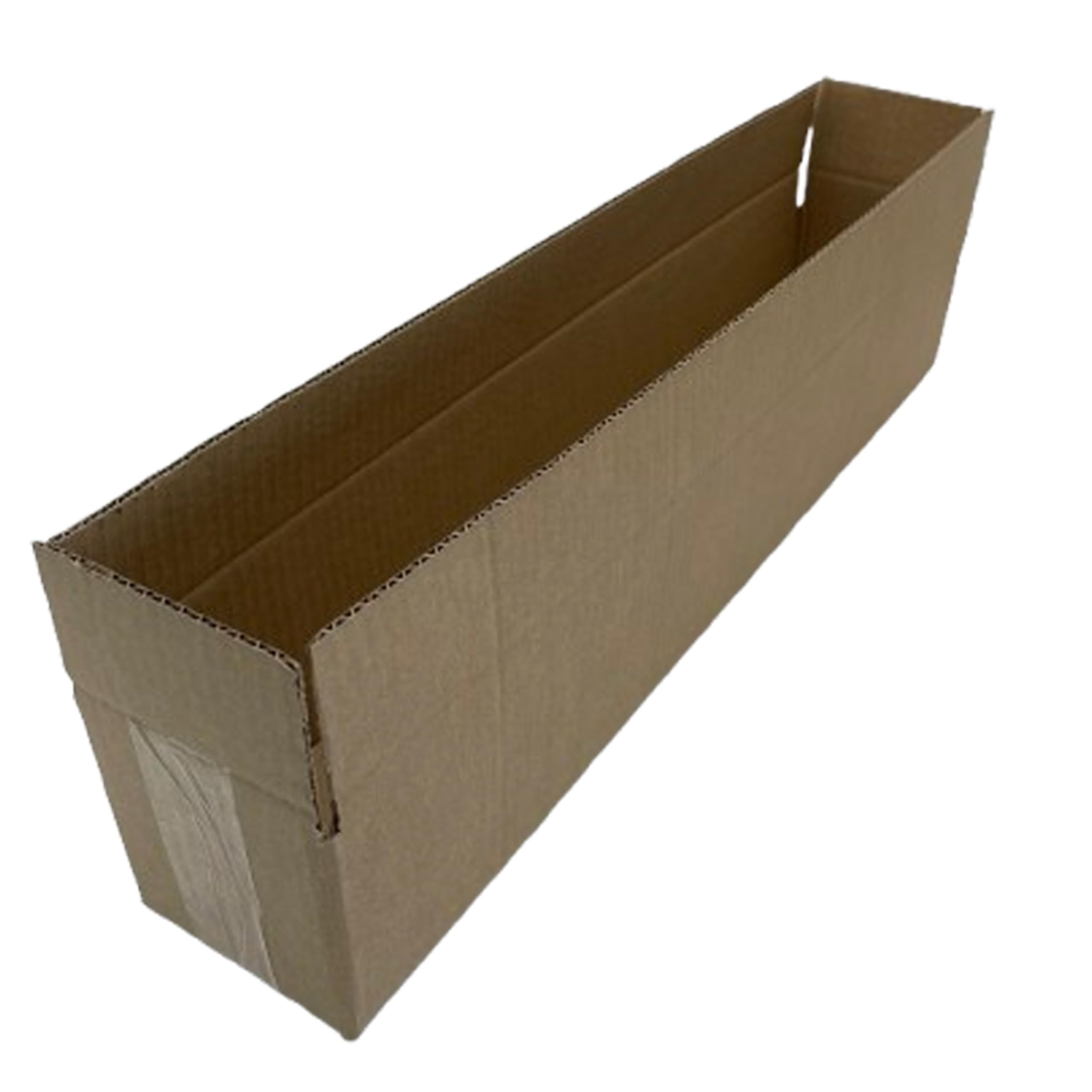 Pack 25 cajas de cartón reforzado 62x12x12 cm - Muy resistentes. Máximo aguante para envíos y almacenaje - Cajas alargadas para embalaje seguro y ecológico.