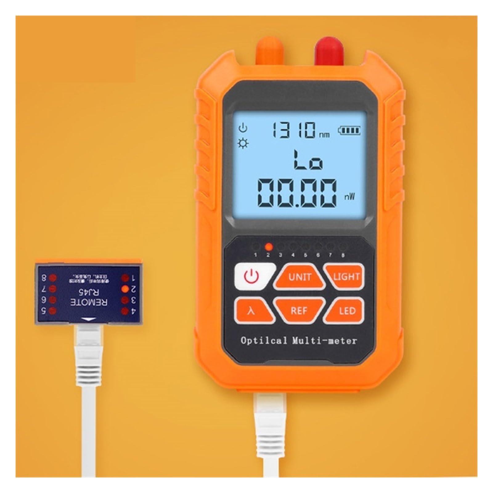 Localisateur Visuel De Défauts 3 En 1, 1Mw Avec 5Km, Compteur De Puissance Optique, Localisateur Visuel De Défauts, Test De Câbles Réseau, Testeur De Fiber Optique D'éclairage(Lithium battery)