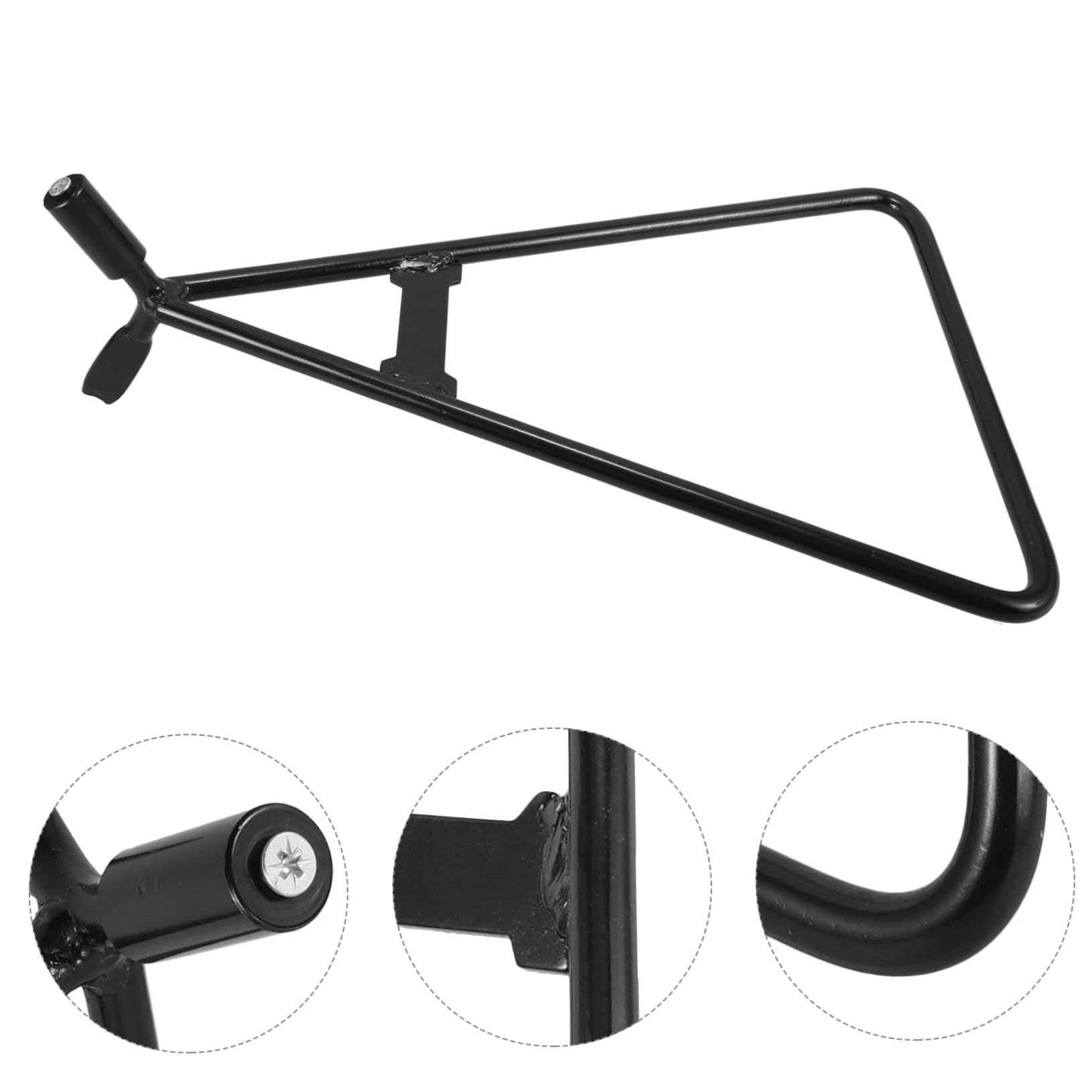 Béquille Triangulaire de Moto Noire en Fer pour Remplacement