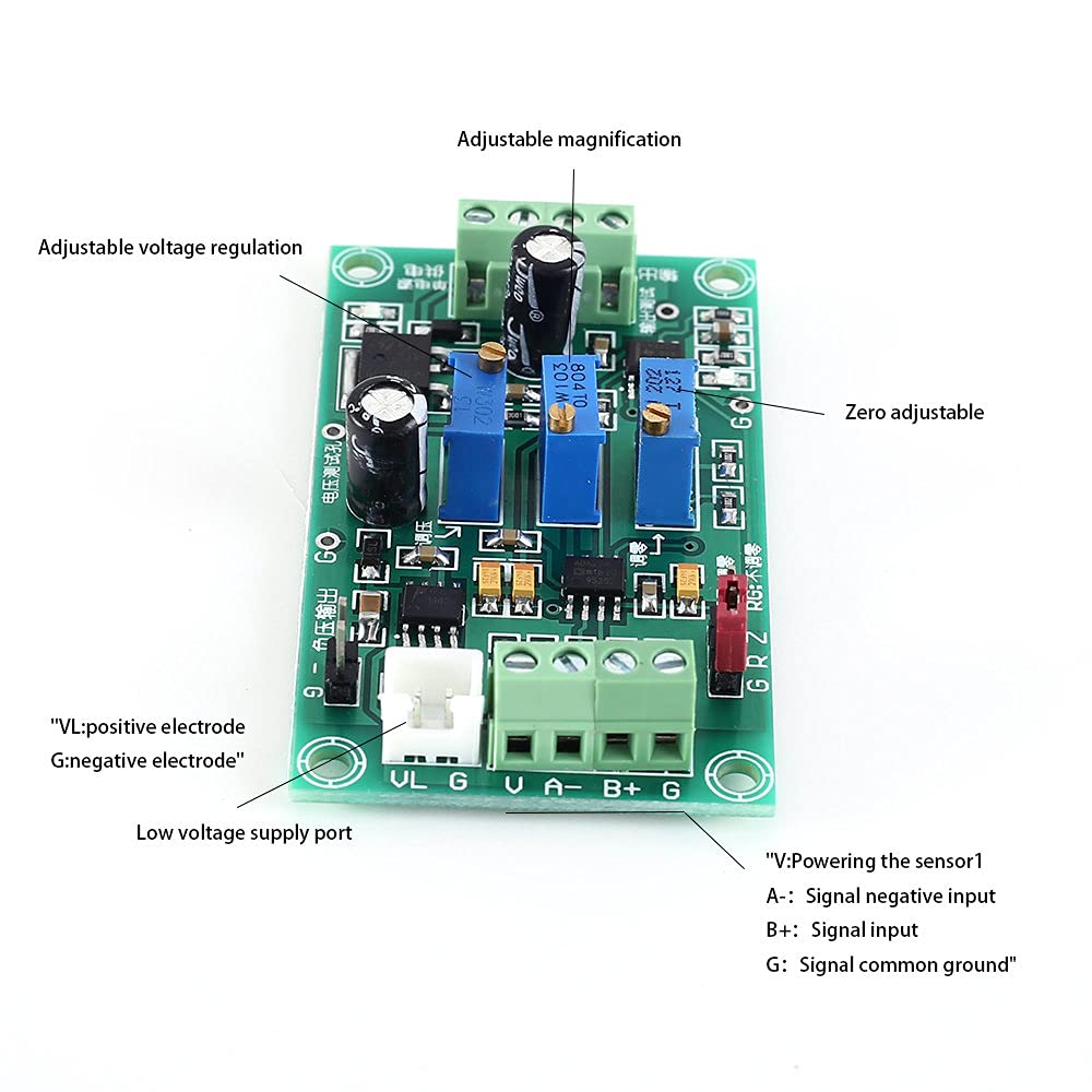 AD620 Instrumentation Amplifier Module High Gain Differential Signal Programmable Amplifier