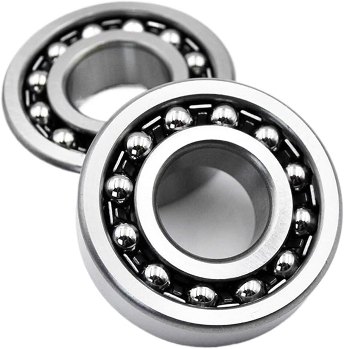 2pcs Self-Aligning Ball Bearings 1200 1201 1202 1203 1204 108 196 126 127 128 129 1026 1028 Miniature Double Row Ball Bearing(1204 20x47x14mm)