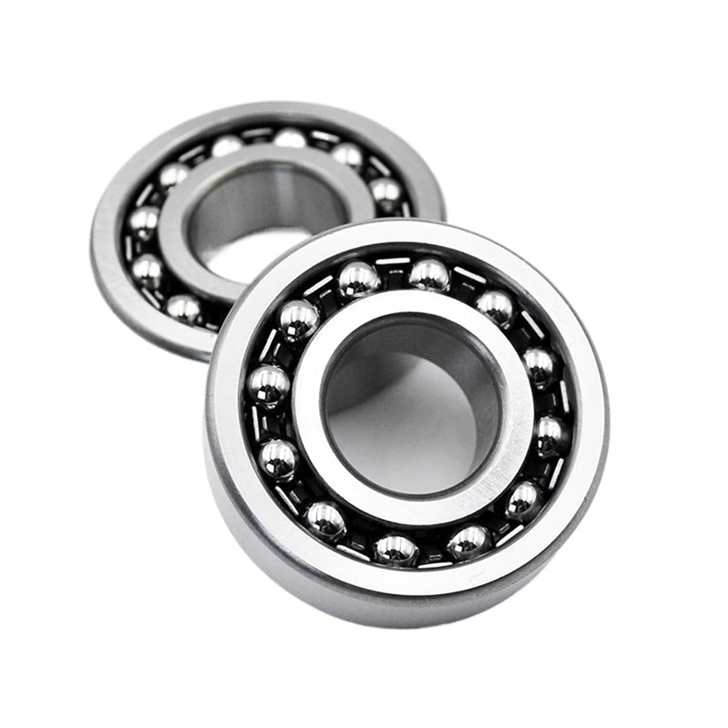 2pcs Self-Aligning Ball Bearings 1200 1201 1202 1203 1204 108 196 126 127 128 129 1026 1028 Miniature Double Row Ball Bearing(1203 17x40x12mm)