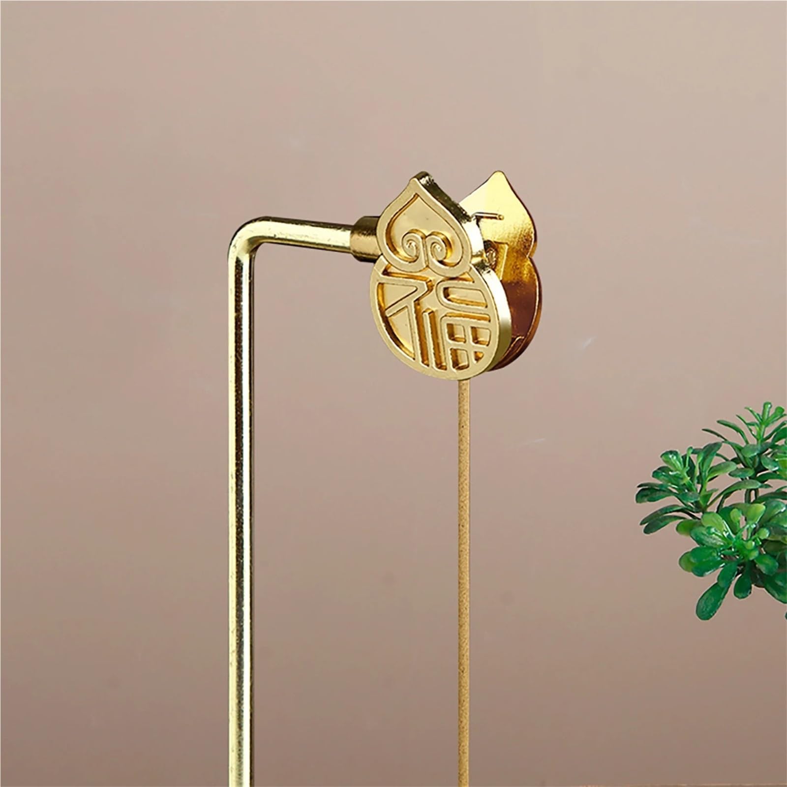 1Pcs Incense Holder for Sticks Anti-Ash Flying Burne with Metal Clip and Storage for Yoga Home Decor für Meditation/Yoga(Dark Base)