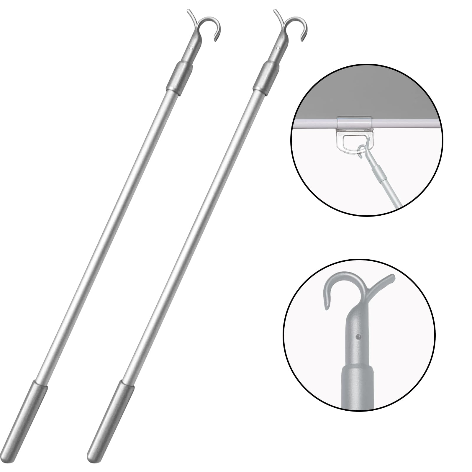 Pull Down Blinds For Windows PRETYZOOM Curtain Pull Rod Vertical Window ...