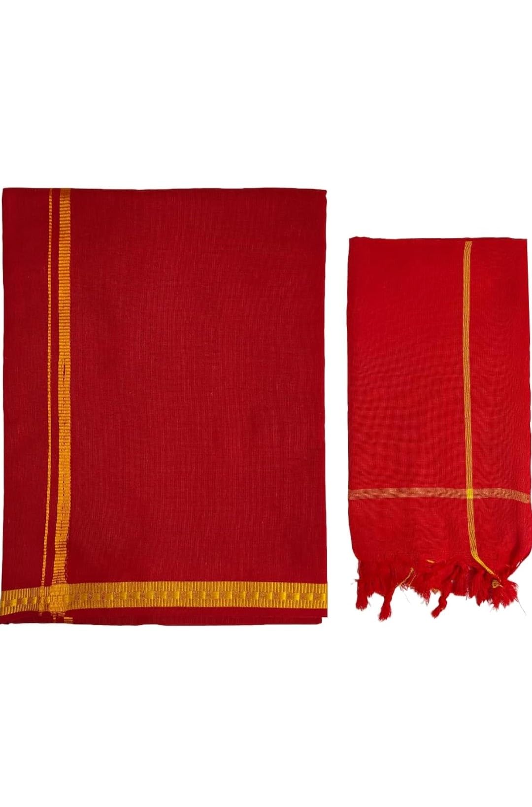 Alayam Mens polycotton Casual Style Border Dhoties For Mens/Fine Quality Single Dhoti and towel For Men's (hip size 28-38)-picture-44