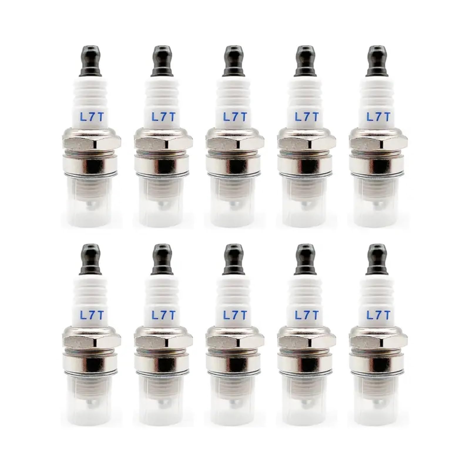 10 Uds bujía for maquinaria de jardín de gasolina motor desbrozadora motosierra