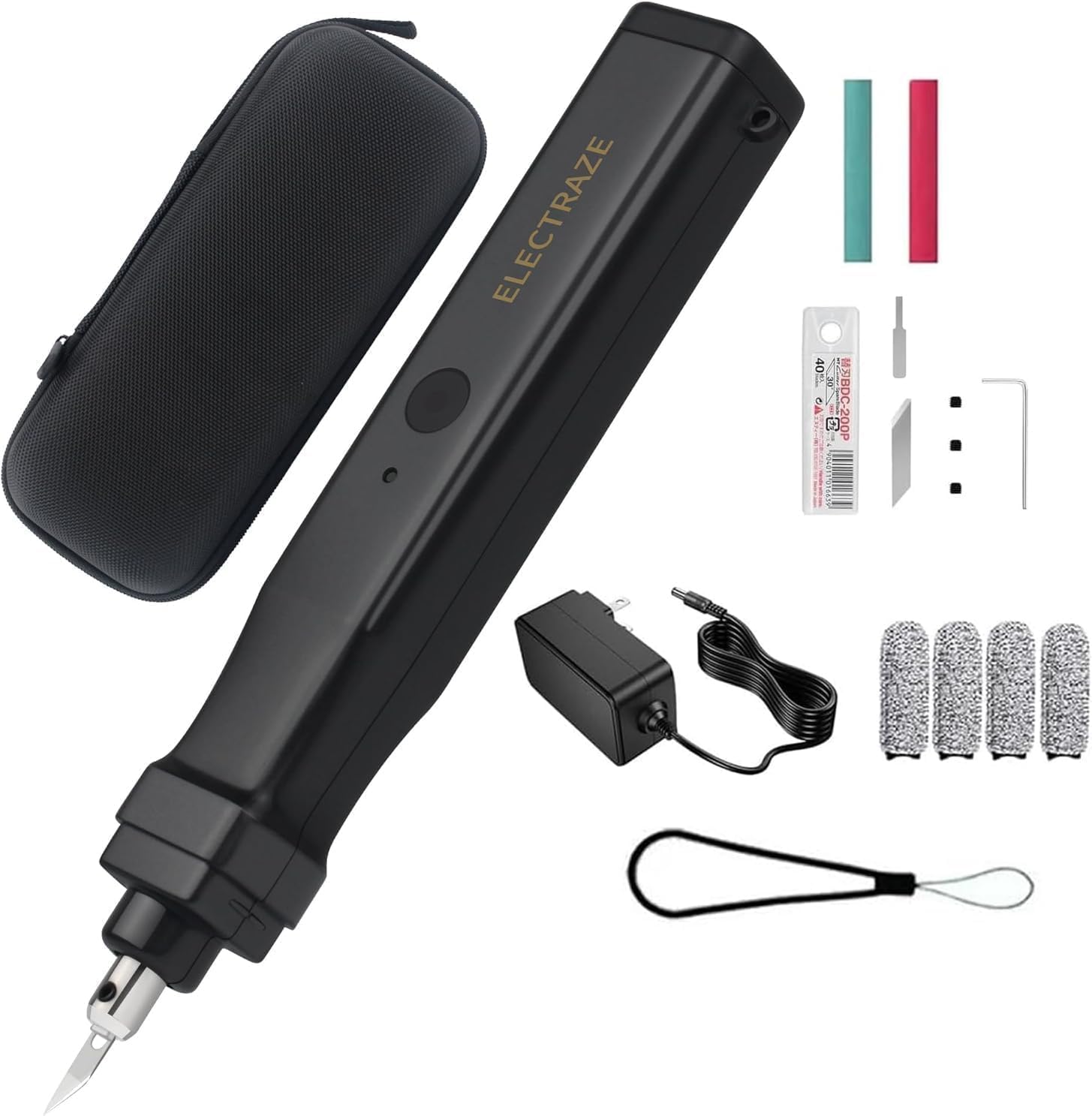 2-in-1 Ultrasonic Cutter 30W Handheld Ultrasonic Knife, 40,000 vibrations per second, 98g lightweight, comes with 50 blades and 2 grinding discs, suitable for 3D models and resin