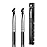 EIGSHOW Eyeliner Brush Gel Eyeliner Makeup Brush for Precise Eye Liner Eyebrow Eyelid Ultra Thin with Curved Bristle (E865 2Pieces)