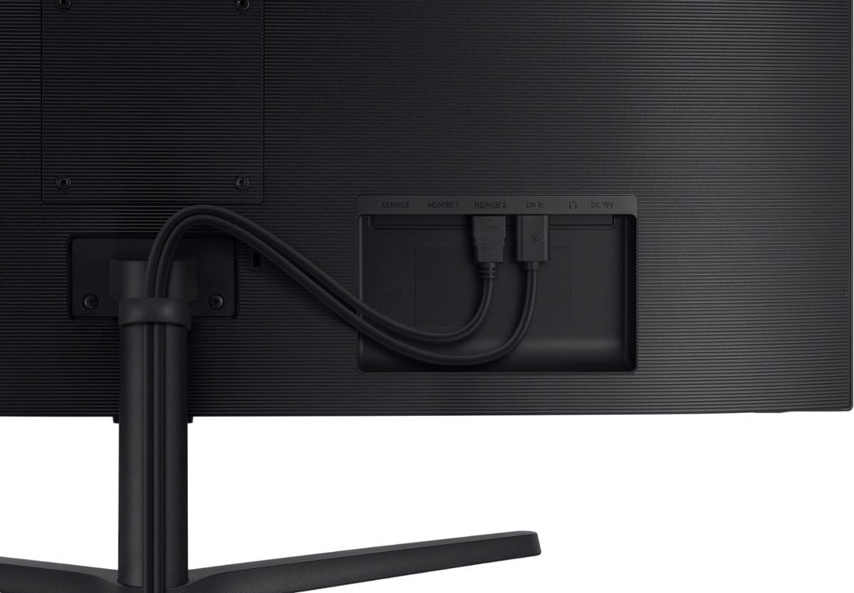 SAMSUNG 34" ViewFinity S50GC Series Ultra-WQHD Monitor, 100Hz, 5ms, Borderless Design, AMD FreeSync, Eye Care, Black, with MTC HDMI Cable