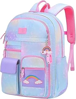 NOGRAX Mochilas Escolares Mochilas Escolares De Primaria Lindas Mochilas Escolares De Colores Mochilas Escolares De Niñas Rainbow Series Mochilas Escolares