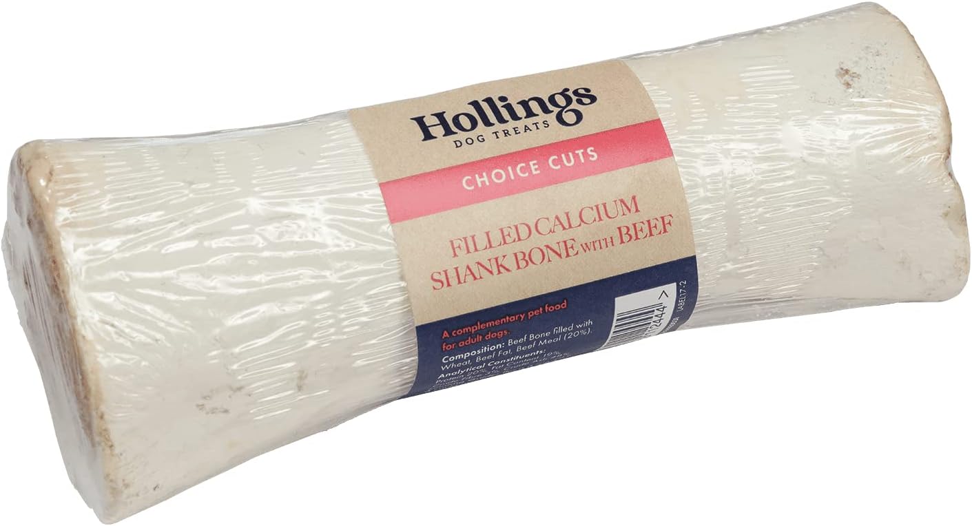 Hollings Filled Calcium Shank Bone Dog Treat, 100g BigaMart