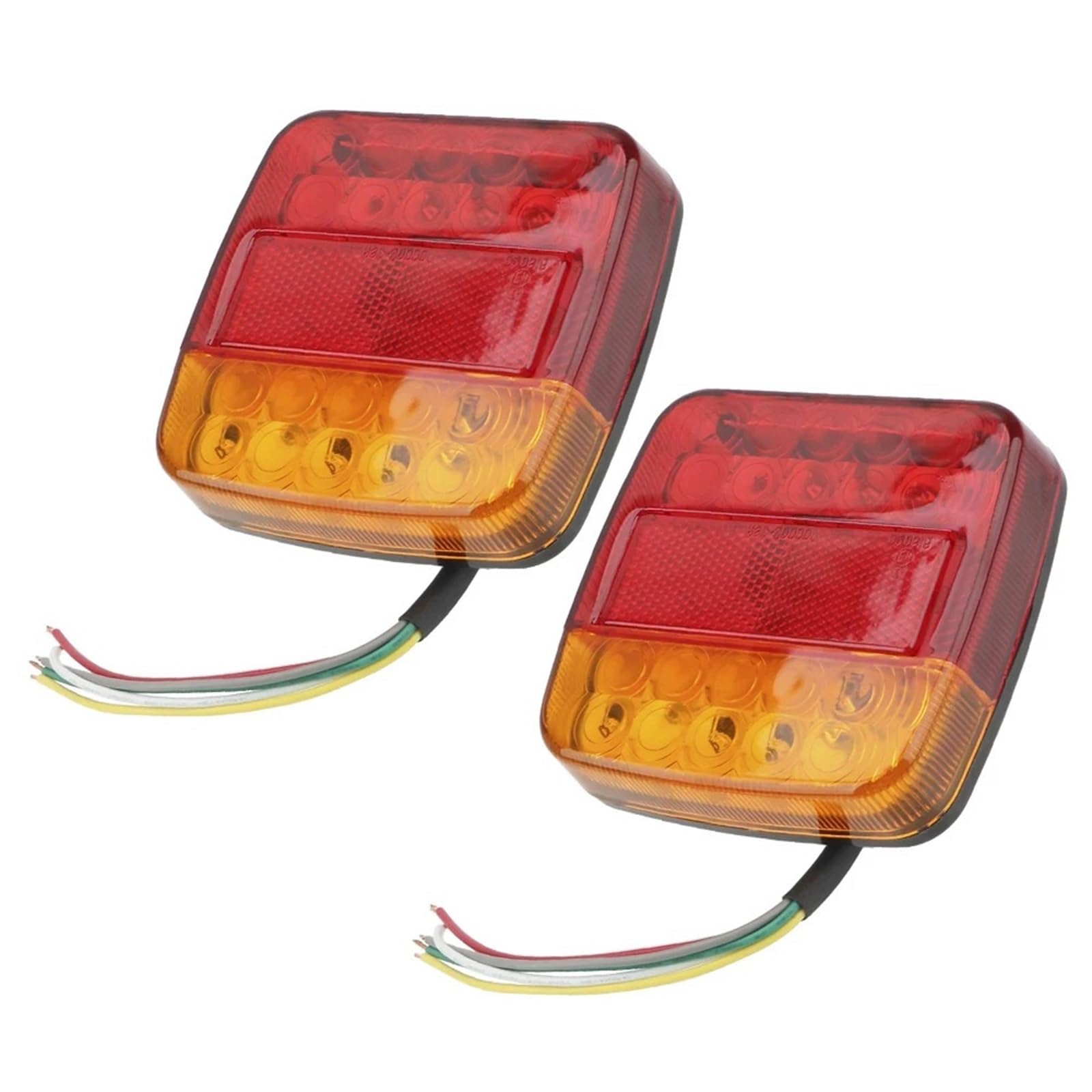 Generico Fanale posteriore da 12 V per indicatore di segnale 26 LED per auto Luce per targa