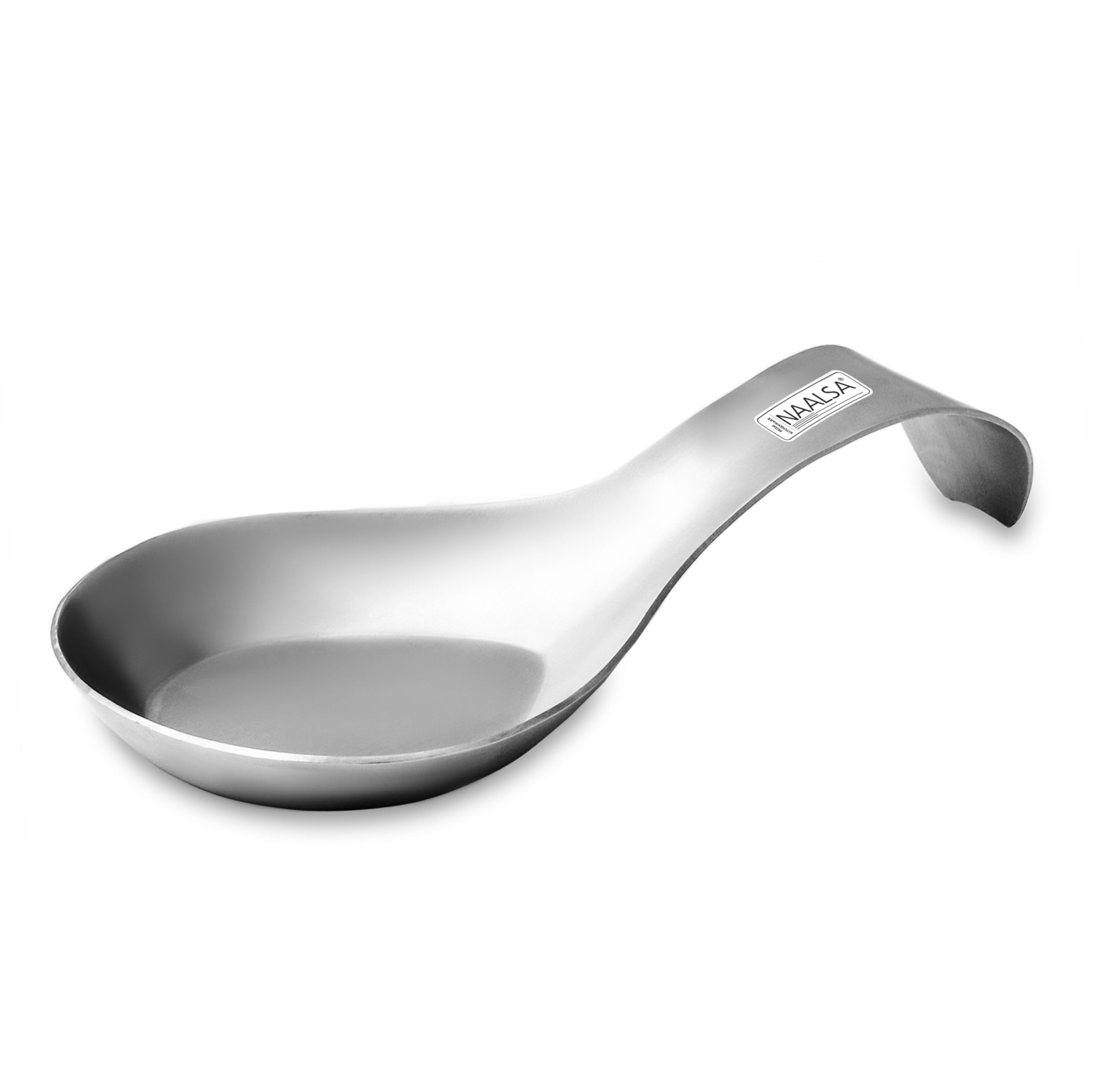 NAALSA CLEANTOP 1Pc Spoon Rest Stainless Steel for Home & Kitchen, Platform and Dining Table, Holding Messy Spoon While Cooking-image-14