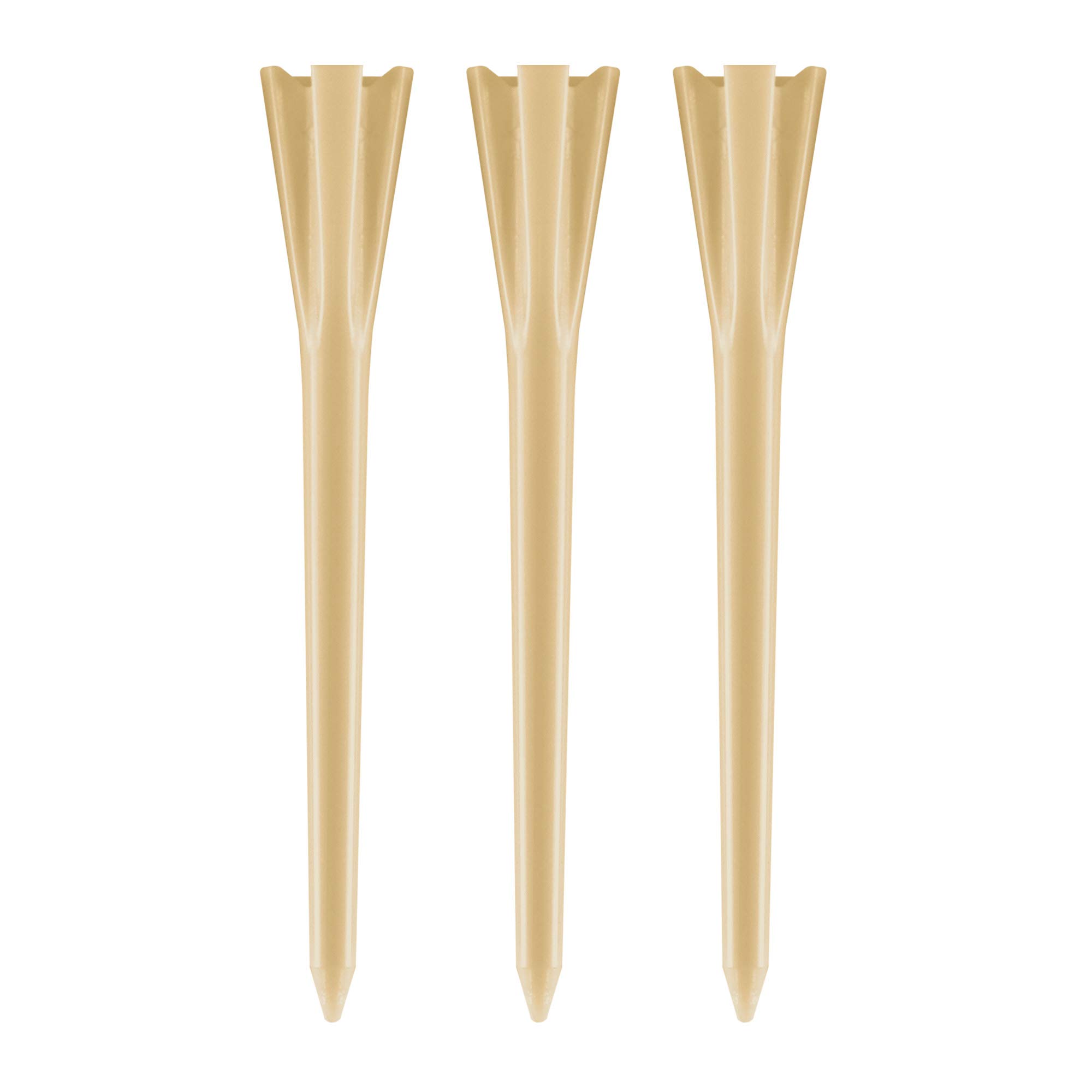 Izzo Plastic Golf Tees, Natural, 3.25" (100 Tees)