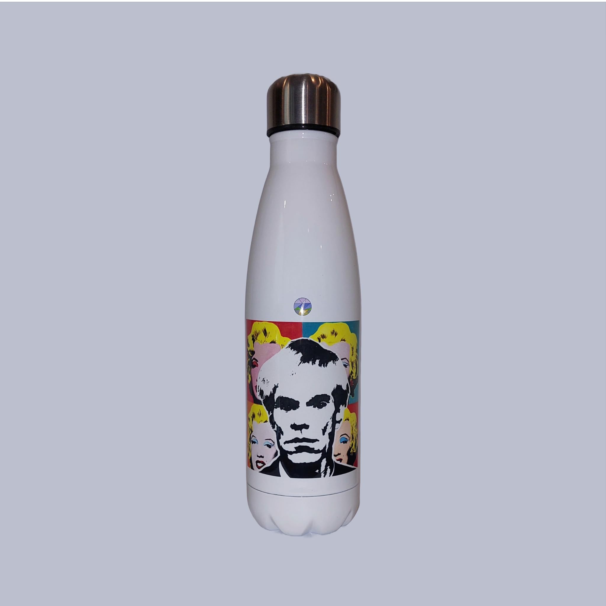 Thermal/insulated Water Bottle with Original Artwork (inspired by Andy Warhol)