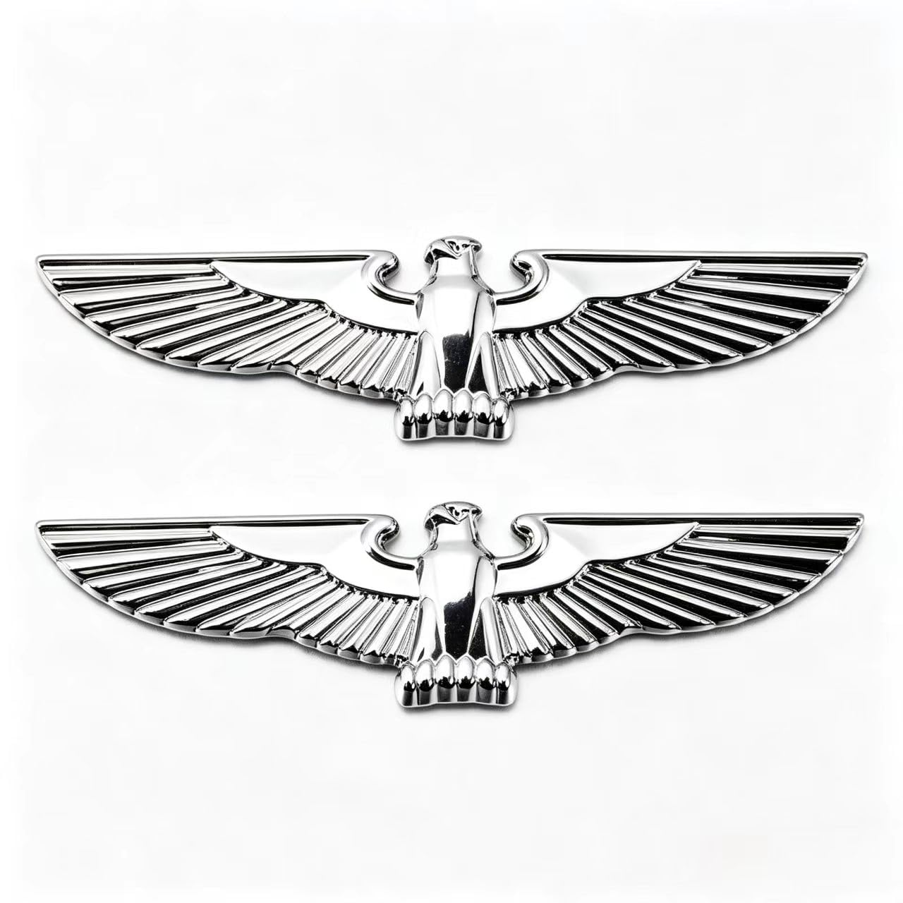 CHOUGONSI 2 Pcs 3D Auto Emblem Badge for FIAT Tipo Schrägheck 357 I 2016-2020, Exterior Styling Logo Decal Sign Decor Accessory Adhesive Decoration,Silver