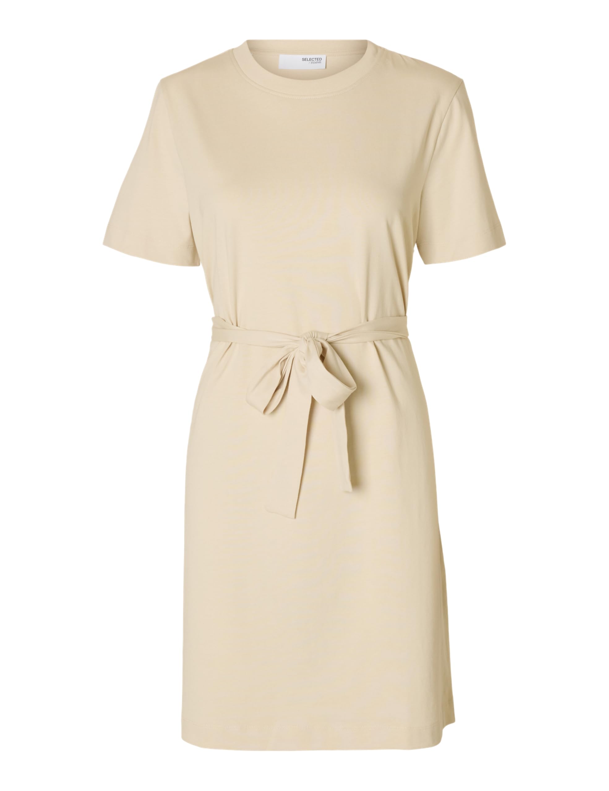 Robe courte type tee-shirt Selected Femme Slfessential Bouleau - 5