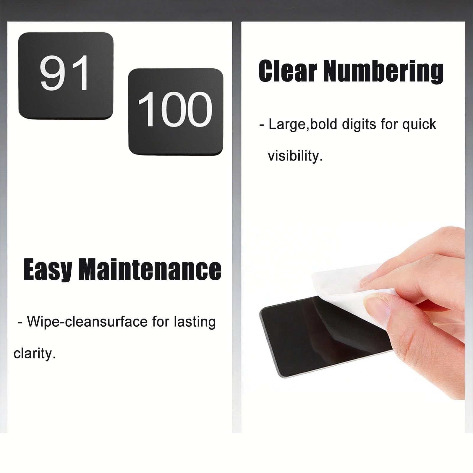 numner Etiqueta Numerada De Casillero Rectangular Con Respaldo Autoadhesivo/placas De Número De Letrero Puerta Acrílica 1-10 1-50 Número(Gold-1-30,L 8 CM W 8 CM)