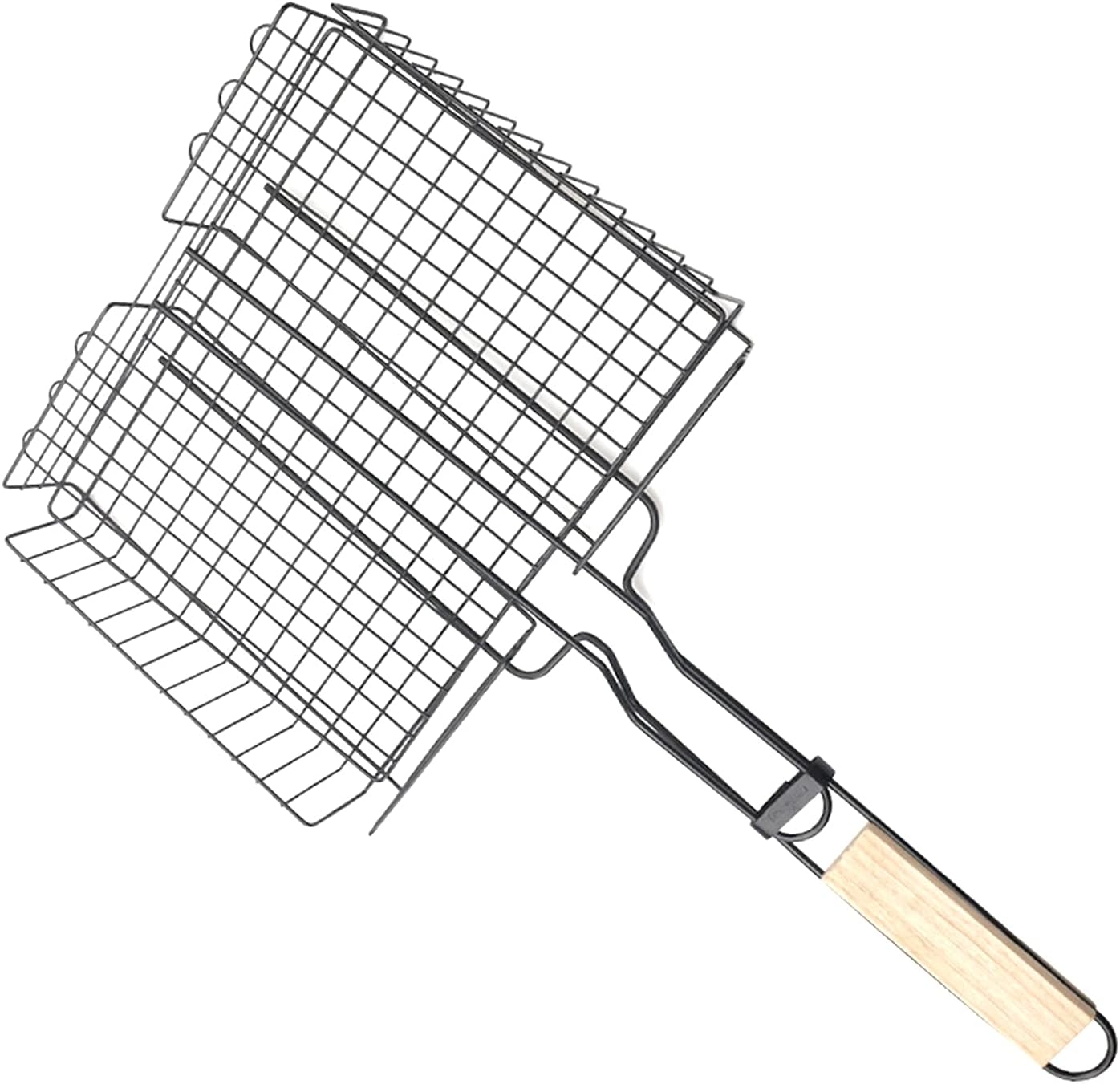 Grill Basket Outdoor Grill Net Portable Grill Tool for Grilling Fish Vegetable Steak