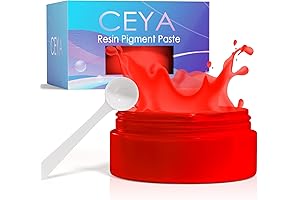 Ceya Red Resin Pigment Paste: Vibrant and Opaque Coloring for Resin Creations