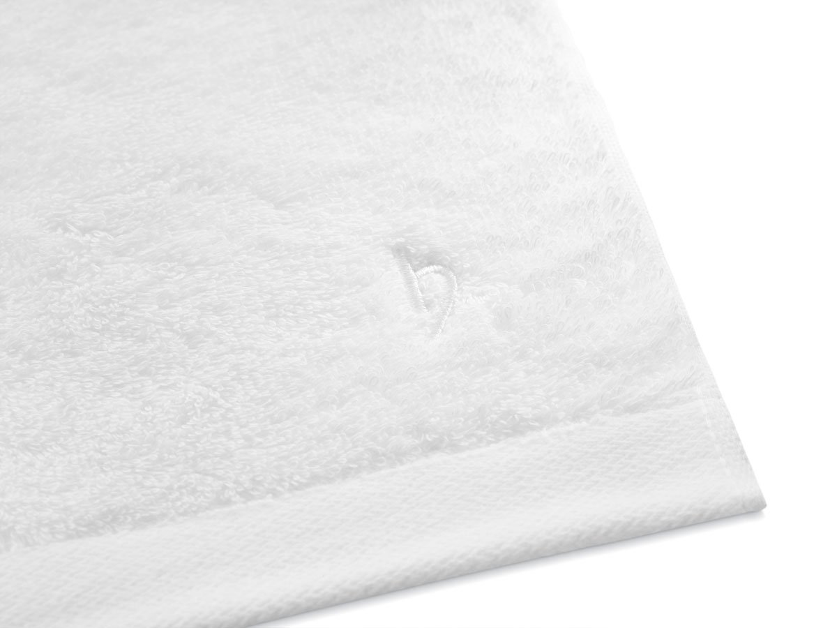 herzbach home Asciugamani Premium 50 x 100 cm Set di 4 (bianco) - Alta qualità, morbido & asciugamani assorbenti per ospiti - 100% cotone naturale