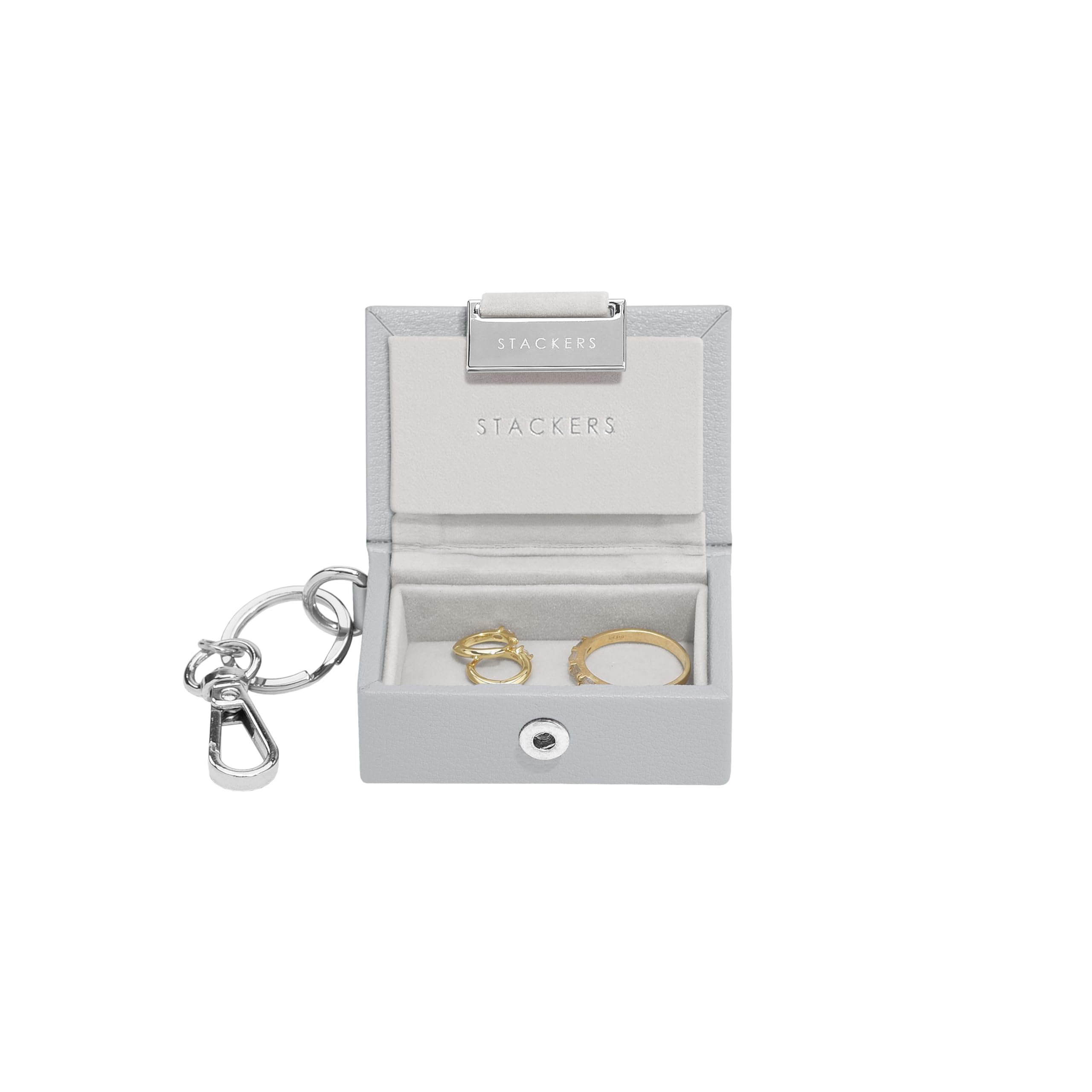 Stackers Grey Nano Jewellery Box Keyring