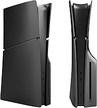 Wedorat Placas frontales para PS5 Slim Disc Edition placa de cubierta para PS5 Slim Premium ABS placas de repuesto antiarañazos a prueba de polvo funda protectora para Playstation 5 Slim Accesorios
