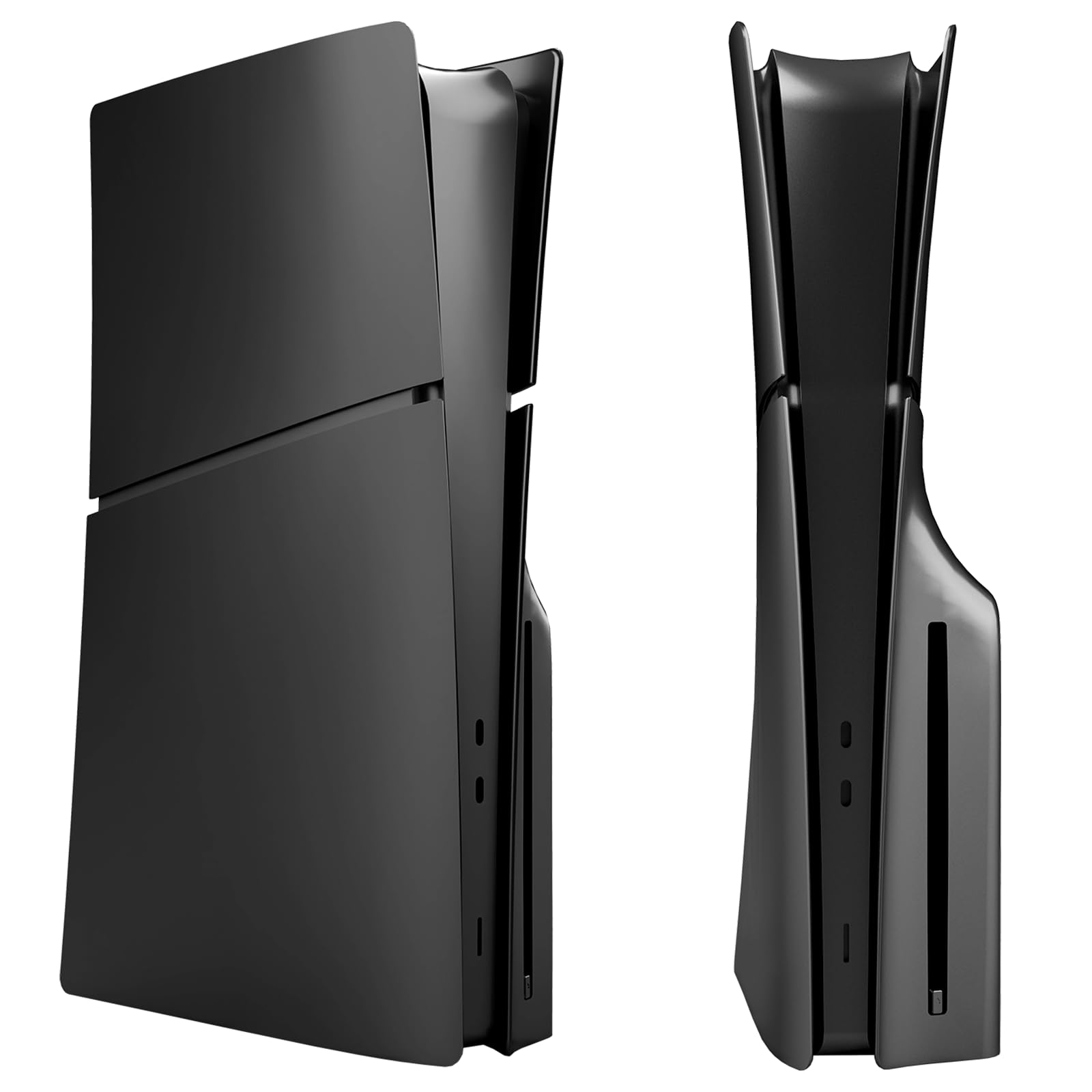 WFTE Cover In TPU Morbido Per PS5 Project Q (PlayStation Portal) - Nero Opaco, Ultrasottile, Antiscivolo, Anticaduta, Con Protezione Fotocamera - 5